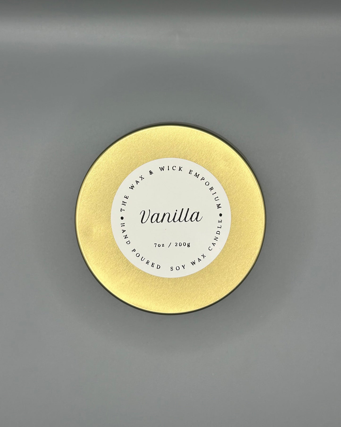Gold Tin Candle