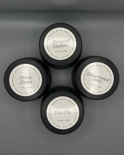 Black Tin Candle