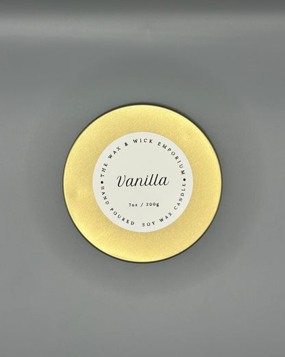Gold Tin Candle